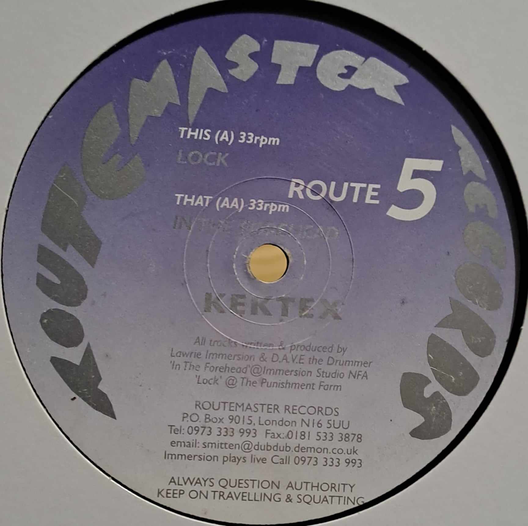 Routemaster Records 05 - vinyle acid